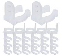 Luxshiny 30 Clip di Montaggio per Strisce Luminose LED al Neon, Clip per Luci di Natale da Esterno, Fissaggio Plastico Resistente per Luci da Soffitto e Decorazioni, Set 30 Pezzi Viti