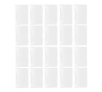 Luxshiny 30 Pezzi Buste Porta Schede in Pvc Trasparenti Adesive per Ufficio e Casa, Custodia Protettiva per Carte e Indici Funzione Stick And Remove