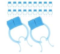 Luxshiny 30 Pezzi Clip Nasale per Allenamento in Pom ed Eva, Morbida e Confortevole, Migliora la capacità Polmonare per attività All'aperto e Scuola