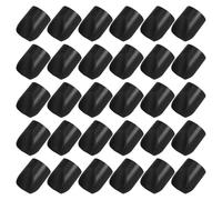 Luxshiny 30 Pezzi Tappi Terminali per Gambe Sedie Pieghevoli Nero in Nylon e Pp, Stabilizzatori a Forma di V per Sedie Metalliche e Imbottite, per Esterni e Spazi Verdi