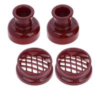 Luxshiny 4 Pezzi Stampo per Ciambelle Marrone in Plastica Rotondo per Casa | Facile da Pulire, Lavorazione Accurata, Funzione Multifunzione, per Pasticceria Professionale e Uso Domestico