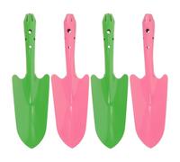 Luxshiny 4 Pezzi Zappetta da Giardino in Ferro Multi-funzionale Resistente All'usura Manico Integrato per Campeggio e Diserbo in Orto e Balcone