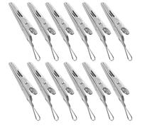 Luxshiny 40 Pezzi Morsetti a Coccodrillo per Test Elettrici, Clip in Ferro Antiruggine 45mm, Morsetti Professionali per Batterie e Progetti Domestici e Automobilistici