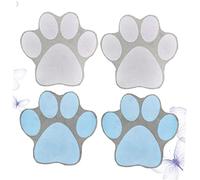 Luxshiny 4pezzi Adesivi Antiscivolo per Vasca da Cartoni Animati Adesivi per Vasca Autoadesivi Assortiti per Superfici Lisce Come e Pavimento Bagno Facili da Usare e Realizzati per Uso