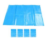 Luxshiny 5 Sacchi per Compostaggio Riutilizzabili in Pe Blu, Resistenti alla Luce, Capacità 40kg, per Conservare Fertilizzanti Organici e Compost in Giardino