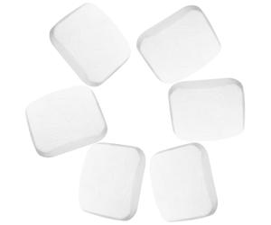 Luxshiny 6 Pezzi Proteggi Porta in Silicone Bianco Forma a Balena, Paraurti per Maniglia Che Assorbe Urti e Previene Collisioni, per Protezioni da Parete Domestiche