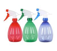 Luxshiny 6 Pezzi Spray Bottle Ricaricabile in Plastica 500ml, Flacone Spray Vuoto per Pulizia Auto e Annaffiare Fiori, Riutilizzabile, per Acqua Detergente Colore Casuale
