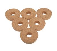 Luxshiny 6 Pezzi Tappi in Sughero con Foro per Vasi in Vetro per Piante e Terrari Micro Paesaggio Decorazione Casa Riutilizzabili e Versatili