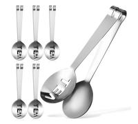 Luxshiny 6pezzi Pinze Per Sacchetti Di Tè Acciaio Inossidabile Squeezer Per Tè Utensili Multiuso Per Infusi Comfort Ergonomico e Resistente Per Casa e Intrattenimento