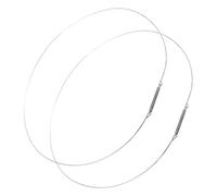 Luxshiny Anello Di Tenuta Porta Carico Anteriore Molla in Acciaio Resistente 2 Pezzi, Morsetto a Molla Per Guarnizione e Supporto Chiudiporta, Accessori Ricambio Per Lavaggio