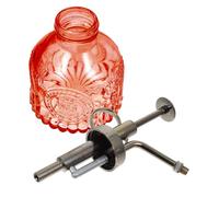 Luxshiny Annaffiatoio in Vetro Spruzzatore Acqua Per Piante, Flacone Spray Vuoto Piccolo e Decorativo Per Annaffiare Fiori e Piante Grasse, Design Vintage Retrò Per Uso Giardinaggio Interno Ed Esterno