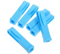 Luxshiny Apribottiglie per Fiale da Infermiera 6 Pezzi in Plastica Blu, Mini Apri-fiala Portatile e Riutilizzabile per Rompifiala Preciso e Sicuro, Strumento Professionale per Apertura