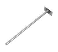 Luxshiny Attrezzo Manuale per Rivoltare Compost in Metallo Inossidabile 50 Cm Pala Aeratore per Compostaggio da Giardino e Miscelatore per Contenitori Compost