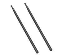 Luxshiny Bacchette per Batteria 5A Professionali in Nanomateriale Nere Design Ergonomico per Principianti e Concerti di Percussioni