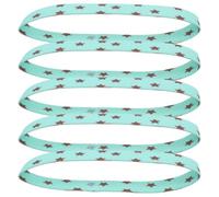 Luxshiny Banda Elastica Accessorio per Progetti All'aperto e Viaggi 5 Pezzi per Notebook A7/m5 in Poliestere Resistente Stampa Stelle, Fascia Elastica per Blocchi Note e Diario