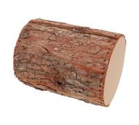 Luxshiny Base Espositiva Legno Artificiale 20x15 Cm, Ceppo di Albero Realistico Portacandele, Supporto Rustico per Decorazioni Natalizie e Centrotavola Matrimonio, Decorazione Leggera