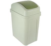 Luxshiny Bidoncino Della Spazzatura Con Coperchio Ribalta Pattumiera Da Casa Per Cucina Bagno e Ufficio Design Resistente e Spazioso