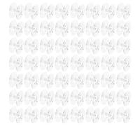 Luxshiny Bobine Vuote Trasparenti Professionali 100 Pezzi in ABS Resistenti all’Usura per Macchina da Cucire Compatibile con Brother Singer Jack Typical, Accessori per Cucito Domestico