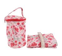 Luxshiny Borsa Portatile per Uncinetto Grande capacità Oxford, Organizer per Ferri da Maglia e Progetti di Crochet, Elegante e Adatta a Campeggio e Gite