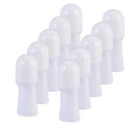 Luxshiny Bottiglie a Rullo 30ml in Plastica 10 Pezzi Leggere e Compatte per Oli Essenziali e Aromaterapia Perfette per Viaggi