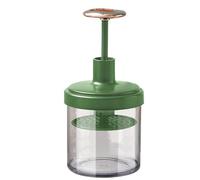 Luxshiny Bubbler Schiumogeno Manuale per Detergente Viso, Cupa Verde Pp Abs | Portatile per Viaggio e Bagno, Uso Rapido, Facile da Azionare