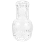 Luxshiny Caraffa in Vetro da 880ml con Tazza da 265ml, Elegante e Classica, Adatta per Uso Domestico e Ufficio, Contenitore Acqua per Bevande Fredde e Succhi