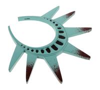 Luxshiny Cerchietto per Chioma Statue della Libertà in Pu Confortevole Design Distintivo per Feste di Halloween e Celebrazioni Casuali Artigianato Meticoloso
