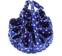 Luxshiny Cesto Raccoglitore Di Uova Multi-tasche Lavabile Borsa Per La Raccolta Di Uova Fresche Organizzatore Portatile Per Giardinieri e Agricoltori Design Elegante Con Stelle