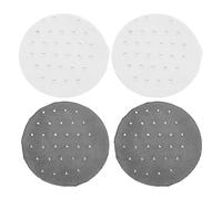 Luxshiny Chioma e Traspirante 4 Pezzi per Chignon e Acconciature da Spiaggia e Concorsi, Accessorio Femminile in Poliestere Bianco e Nero