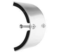 Luxshiny Cinturino per Trampoli in Acciaio Inossidabile Argento Poggia Piedi Confortevole e Protezione da Sfregamenti per Cantieri e Decorazioni Interne