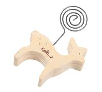 Luxshiny Clip Porta-memo in Legno Forma di Animale Portafoto Multifunzionale per Tavolo Espositore per Biglietti e Appunti Portafoto da Scrivania