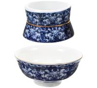 Luxshiny Colino da Tè in Ceramica Filtro a Maglia Fine Infusore per Tè Resistente alle Alte Temperature Piccolo Filtro Decorativo Adatto a Casa Ufficio Ristorante