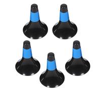 Luxshiny Coni da Allenamento Sportivo in Plastica 5 Pezzi Alta visibilità e Leggerezza per Esercizi di Agilità e Allenamenti di Calcio e Basket