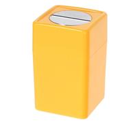 Luxshiny Contenitore Multiuso per Lame di Rasoio Usate, Contenitore per Lo Smaltimento di Lame da Rasoio, Scatola Sicura per Il Riciclo di per Uso Domestico E Commerciale, Giallo, 6,7 X 4,3 X 4,3 Cm