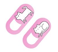 Luxshiny Copertura per Laptop Scorrevole per Webcam 2 Pezzi, Slider della Fotocamera in ABS Resistente e Inodore, Coperture Adesive la Privacy Anti-Hacking, Protezione Sicurezza