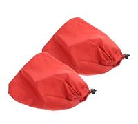 Luxshiny Coperture Protettive Antineve per Specchietti Retrovisori Auto 33x27 Cm 190t Rivestimento Argentato, Set 2 Pezzi Rosso per Protezione Invernale e Visibilità Ottimale