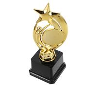 Luxshiny Coppa Premio Sportiva in Plastica Oro con Base Stabile per Calcio e Giornata Aziendale, Premio Visibile Come Riconoscimento per Vincitori e Competizioni