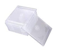 Luxshiny Custodia Per Cd Trasparente in Acrilico Set Da 9 Pezzi Dvd Custodie Per Dvd Standard Scatole Trasparenti Per Cd Per Collezionisti e Conservazione