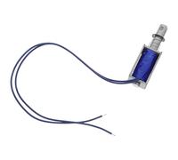 Luxshiny Elettromagnete Prestazioni Stabili Push-pull in Ferro Argento Solenoide Dc e Design Salvaspazio per Applicazioni di Automazione Gravose e Controllo Valvole Industriali