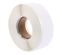 Luxshiny Etichette Adesive per Alimenti da Congelatore Rimovibili, 1 Rotolo 500 Pezzi, Materiale Raflacoat Autoadesivo Bianco, per Barattoli in Vetro e Contenitori Metallici, Uso Domestico