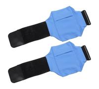 Luxshiny Fascia da Gamba per Cellulare 2 Pezzi, Regolabile Antiscivolo in Tessuto Elastico, Borsa da Corsa per Allenamento e Workout Uomo e Donna
