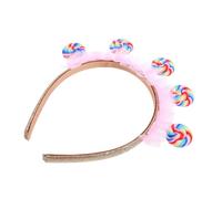 Luxshiny Fascia Per Cartone Animato Caramella Accessori Per Per Ragazze Carina Di Testa Della Festa Gruppo Musicale Che Fa i Primi Passi Fascia Di Caramelle Plastica