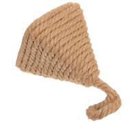 Luxshiny Fermaporta Sfera in Cotone e Lino, Bloccaporta in Corda Intrecciata, Pallina Antiurto Decorativa per Casa e Abitazioni, per Porte e Finestre