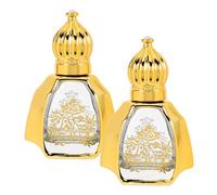 Luxshiny Flaconi A Per Olio Essenziale Da 2 Pezzi Flaconi A In Vintage Bottiglia Di Olio Essenziale In Stile Bottiglia Di Profumo Riutilizzabile Vuota Per