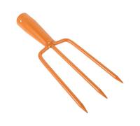 Luxshiny Forca da Giardino a 3 Denti Dritti in Acciaio, Misura 26x10x3,5 Cm, Utensile per Diserbo e Protezione Radici, per Grandi Aziende Agricole All'aperto