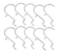 Luxshiny Ganci per Pannello Forato 30 Pezzi in Ferro Argento Design Antiscivolo per Cucina e Garage, Facile Installazione e Riorganizzazione, Quattro Modelli Diversi