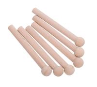 Luxshiny Ganci per Pannello Forato in Legno Naturale per Organizzazione Attrezzi 10 Pezzi Ottimizzazione Spazio in Officina e Garage