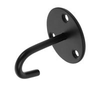 Luxshiny Gancio da Soffitto Nero Robusta Capacità di Carico in Acciaio Inossidabile e Installazione Semplice, per Festa Estiva e Uso Domestico