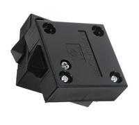 Luxshiny Interruttore Porta Luce Armadio 2a 12-250v Automatico per Ante Mobili, 4 Viti, Abs Nero, per Illuminazione Dispensa e Guardaroba, Controllo Luce Attivata da Apertura Porta