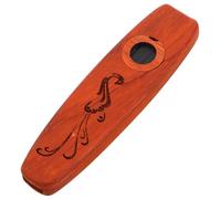 Luxshiny Kazoo in Legno Professionale per Principianti e Musicisti, Strumento a Fiato Resistente e Facile da Usare, Accompagnamento Musicale per Ukulele e Altri Strumenti